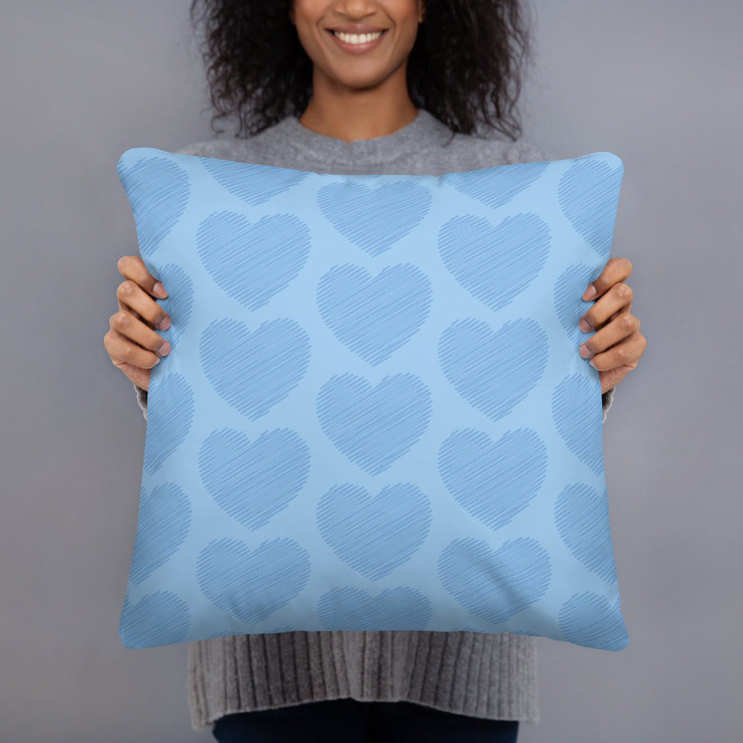 Arctic Heart - Emperor Penguins Pillow