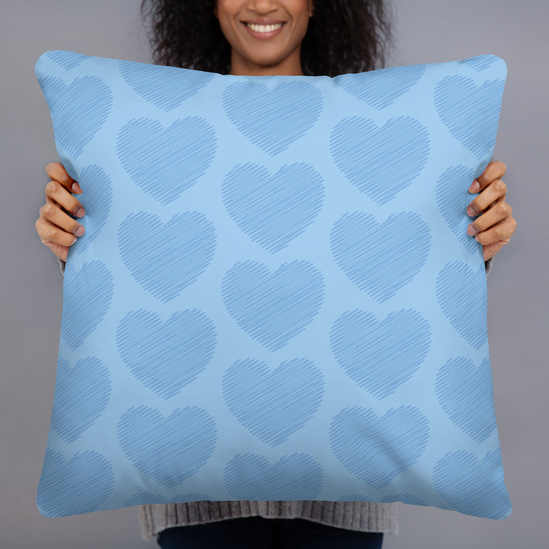 Arctic Heart - Emperor Penguins Pillow