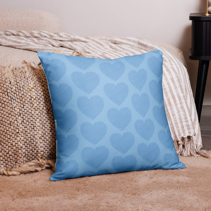 Arctic Heart - Emperor Penguins Pillow