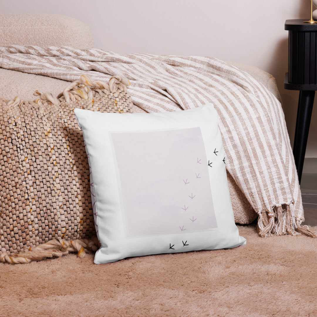 A Path of Quiet Imprints - Premium Pillow