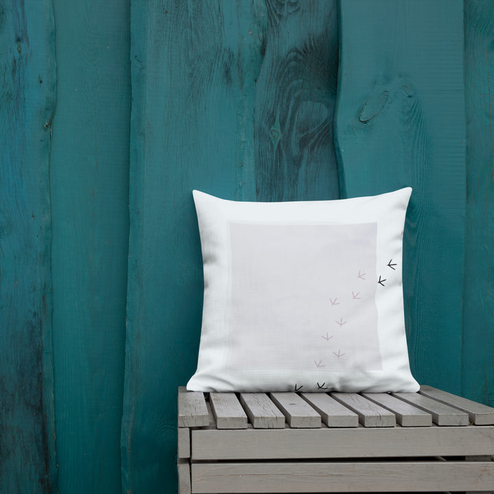 A Path of Quiet Imprints - Premium Pillow