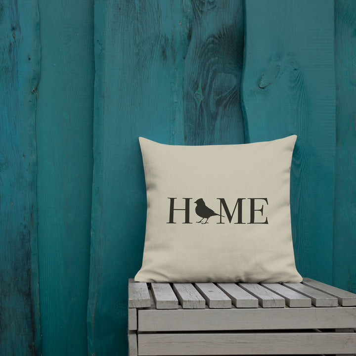 Home Sweet Nest - Reversible Premium Pillow