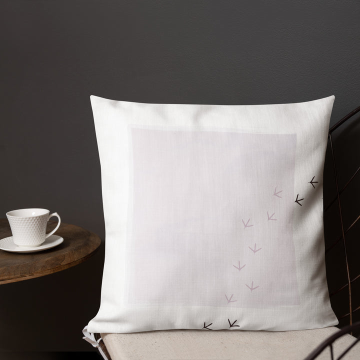 A Path of Quiet Imprints - Premium Pillow