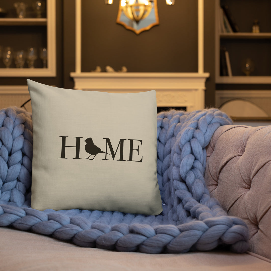 Home Sweet Nest - Reversible Premium Pillow