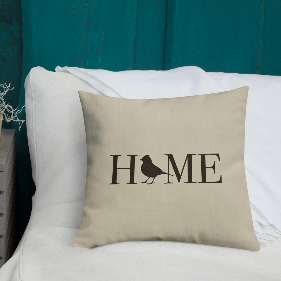 Home Sweet Nest - Reversible Premium Pillow