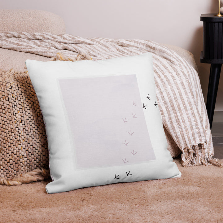 A Path of Quiet Imprints - Premium Pillow