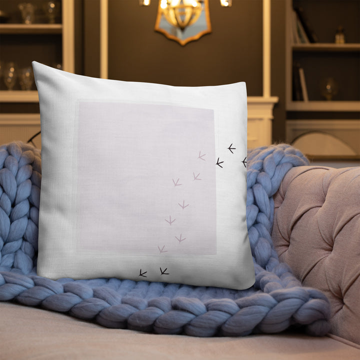 A Path of Quiet Imprints - Premium Pillow