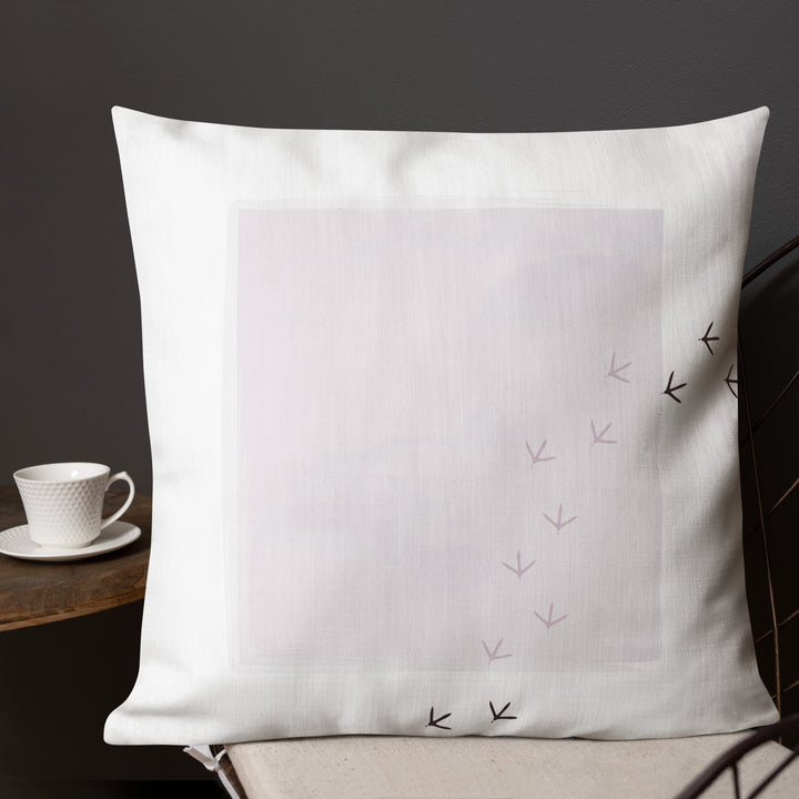 A Path of Quiet Imprints - Premium Pillow