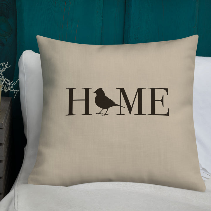 Home Sweet Nest - Reversible Premium Pillow