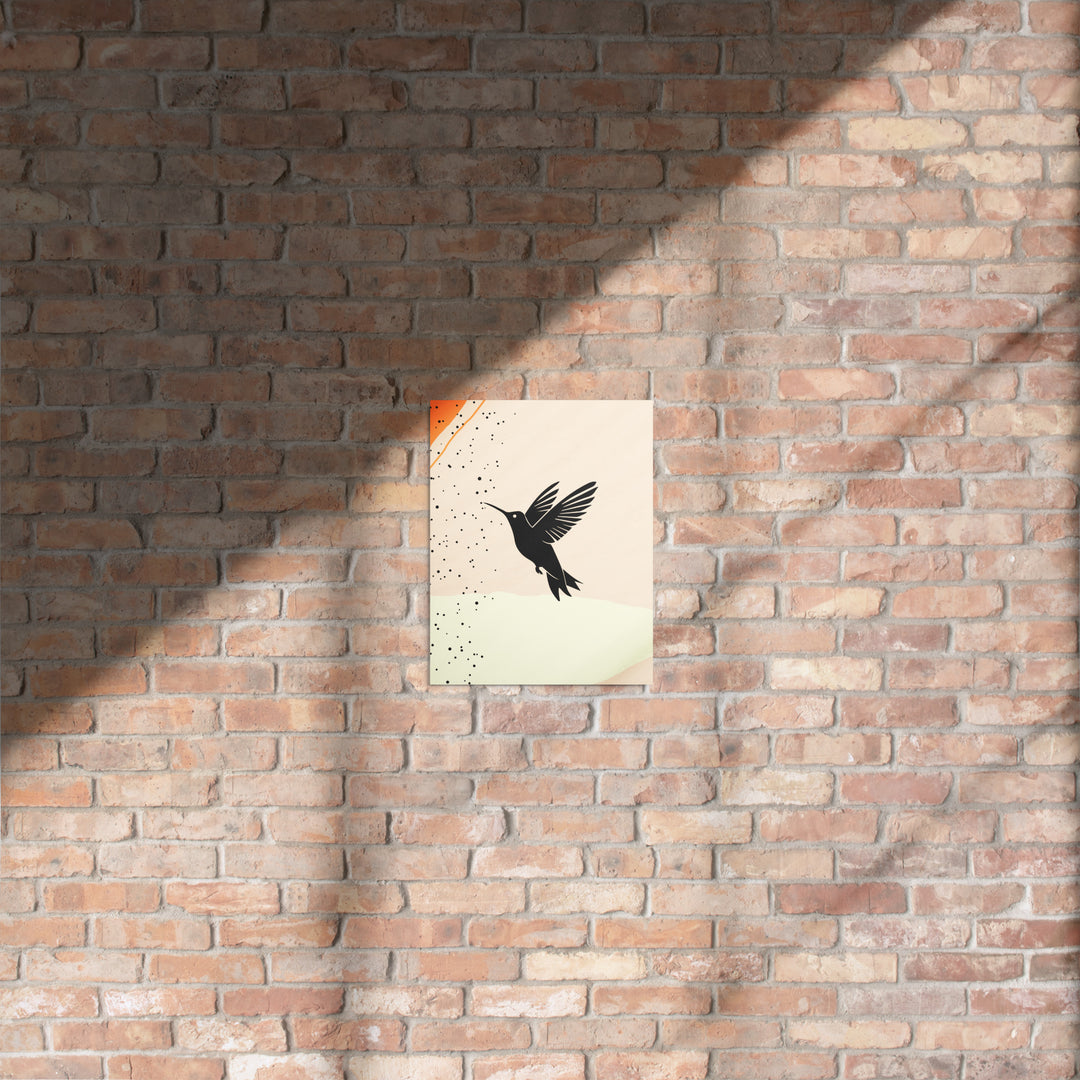 Ethereal Flight – Hummingbird Metal Wall Art