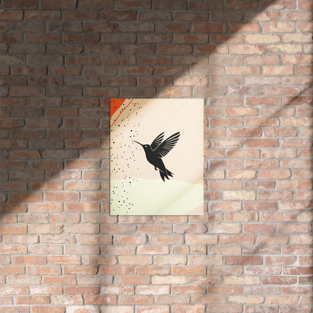 Ethereal Flight – Hummingbird Metal Wall Art