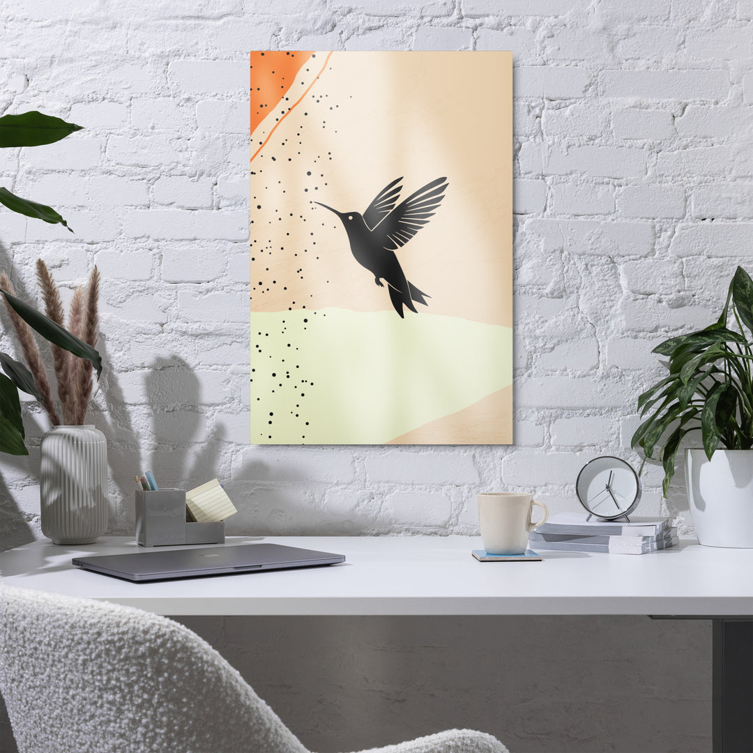 Ethereal Flight – Hummingbird Metal Wall Art