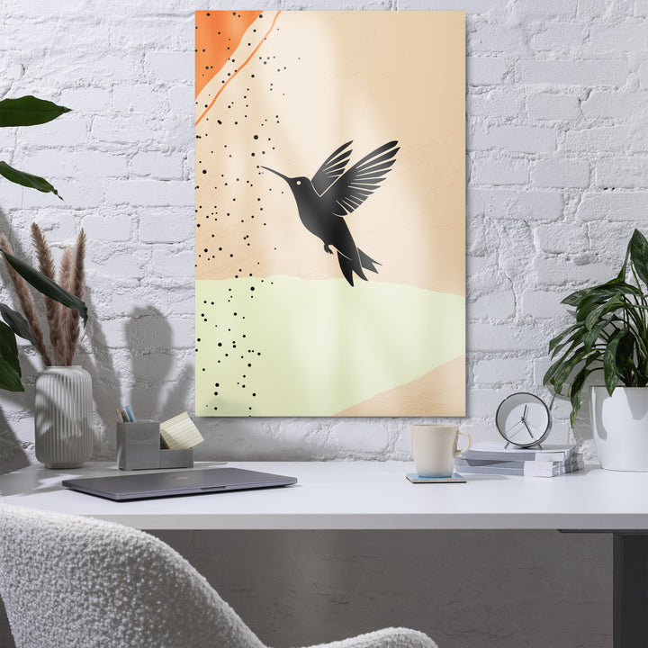 Ethereal Flight – Hummingbird Metal Wall Art