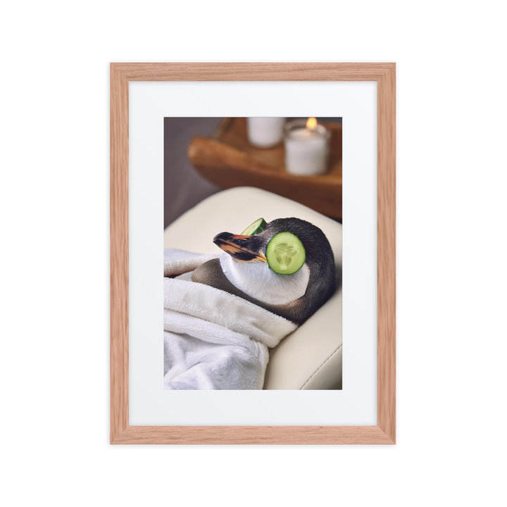 The Pampered Penguin - Birds Like Us - 12"x16" Framed Matted Print