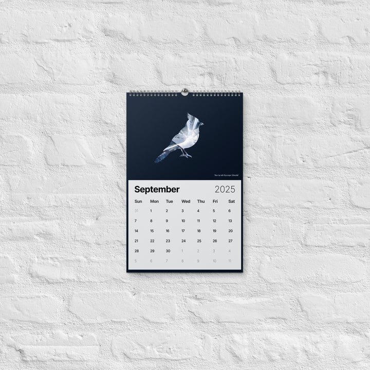 2025 Bird Wall Calendar - Reflections of the Wild Series