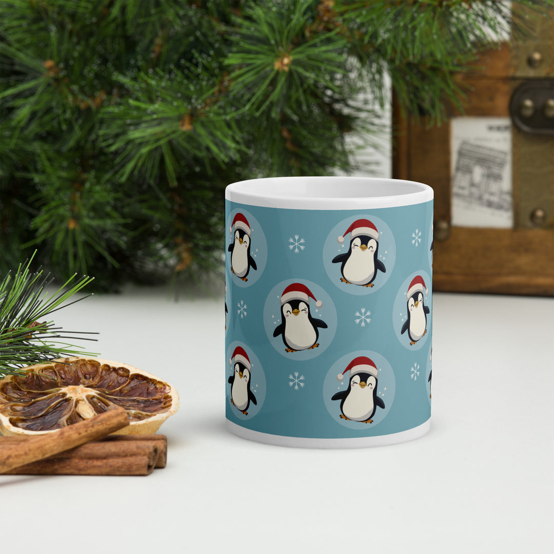 Adorable Santa Hat Penguins - 11oz Mug