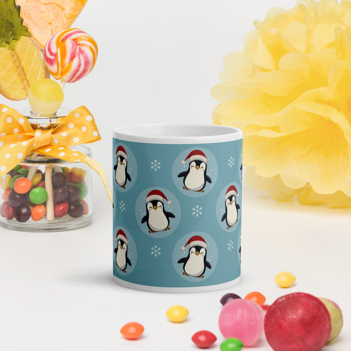 Adorable Santa Hat Penguins - 11oz Mug