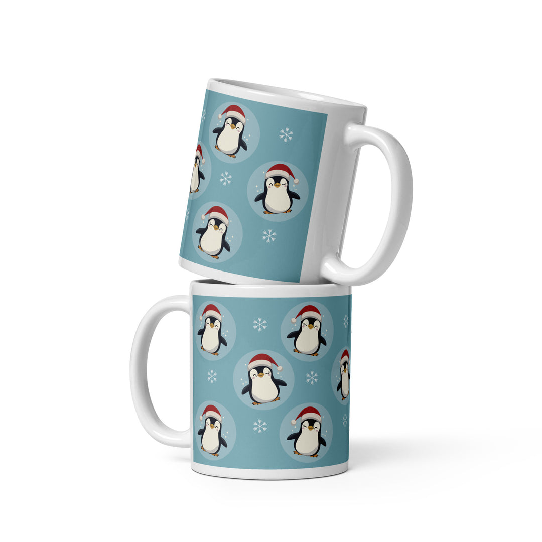 Adorable Santa Hat Penguins - 11oz Mug