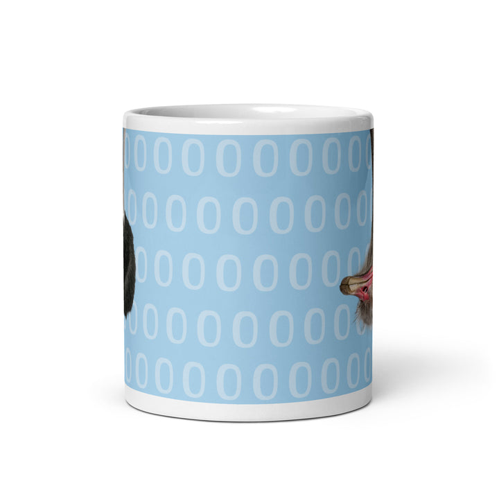 A Curious Ostrich - 11oz White Gloss Mug