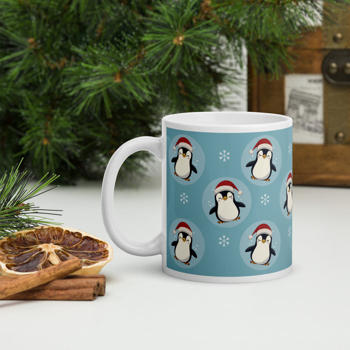 Adorable Santa Hat Penguins - 11oz Mug