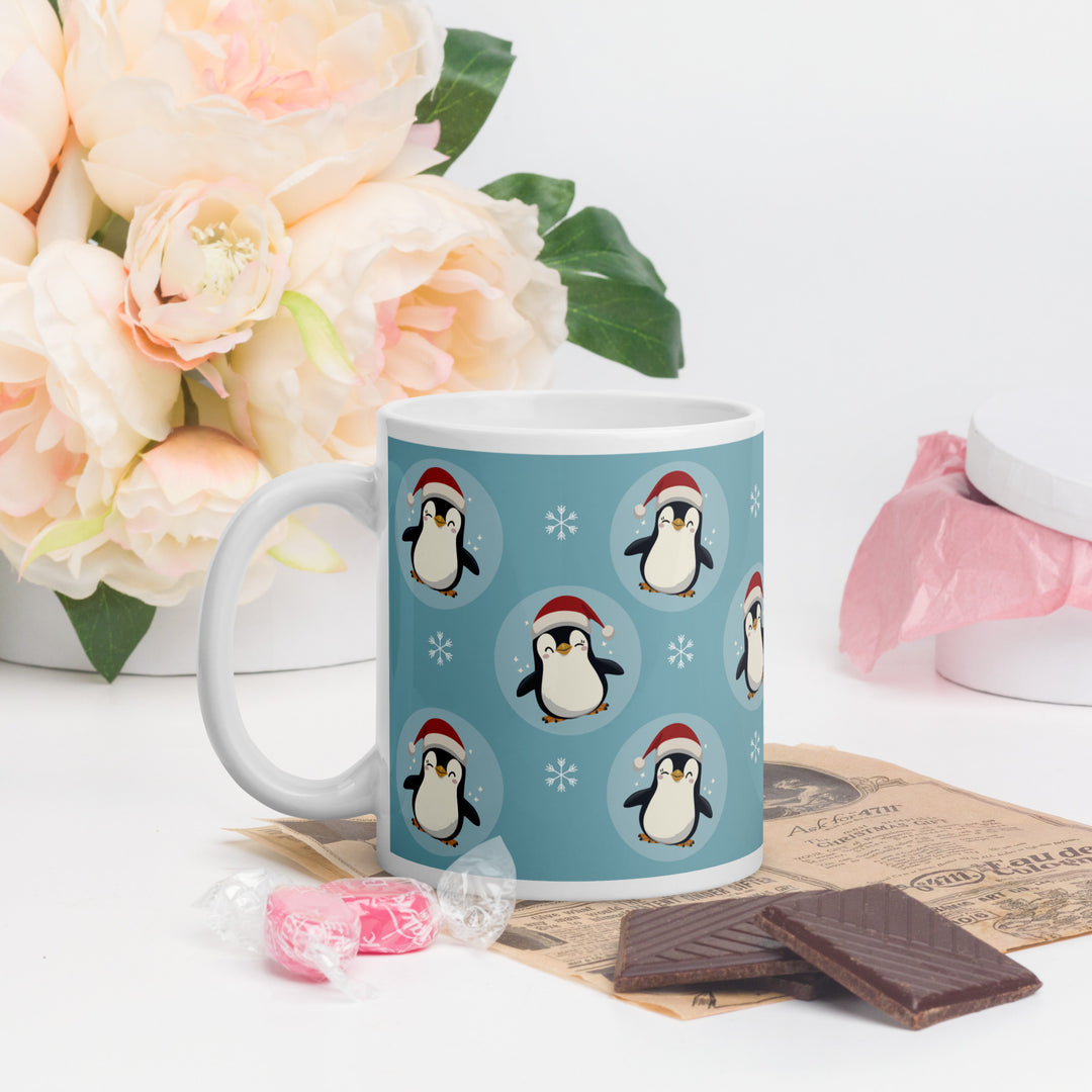 Adorable Santa Hat Penguins - 11oz Mug