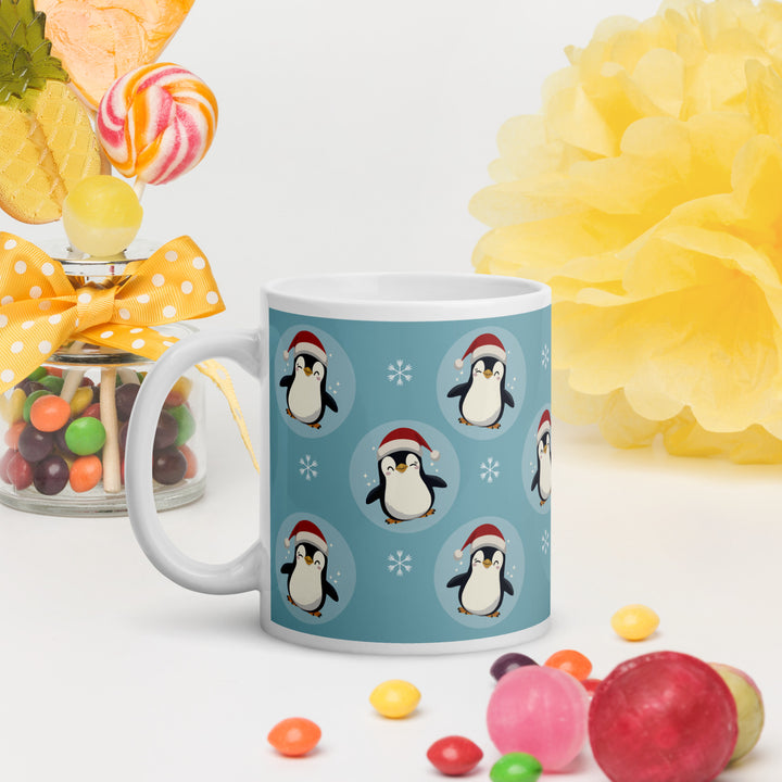 Adorable Santa Hat Penguins - 11oz Mug