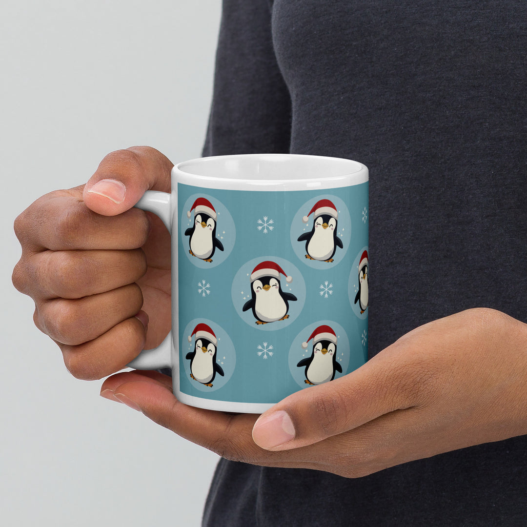 Adorable Santa Hat Penguins - 11oz Mug