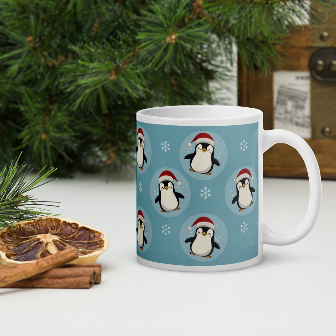 Adorable Santa Hat Penguins - 11oz Mug