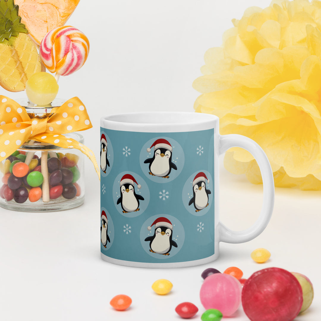 Adorable Santa Hat Penguins - 11oz Mug