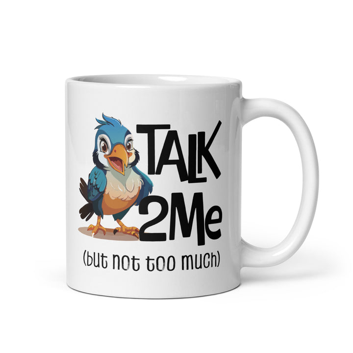 Coffee First, Conversations Later – Bird Mug Fun