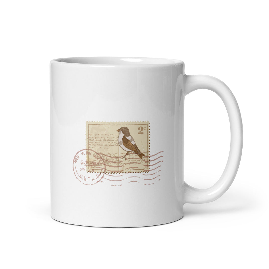 Parrot & Sparrow Stamps to NYC Mugs - Birds in Postage Collection