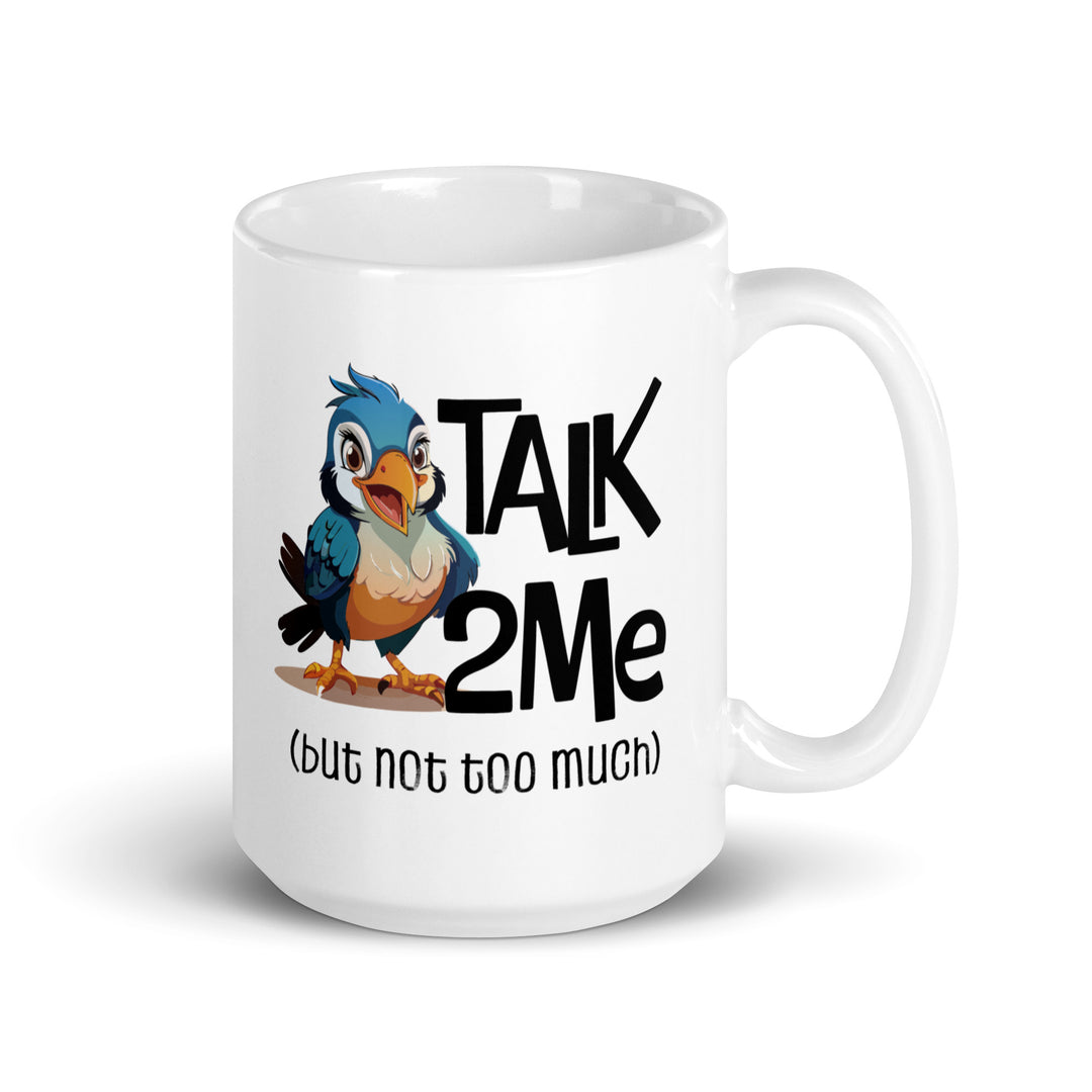 Coffee First, Conversations Later – Bird Mug Fun